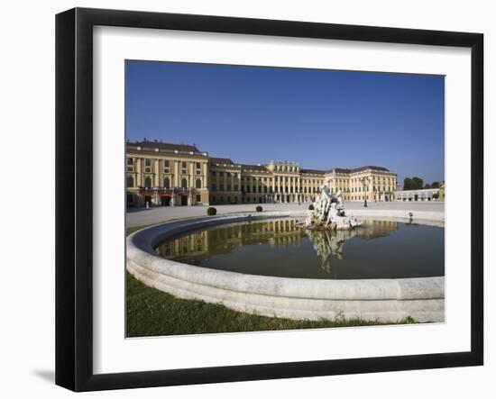 Front Facade, Schonbrunn Palace, UNESCO World Heritage Site, Vienna, Austria, Europe-Jean Brooks-Framed Photographic Print