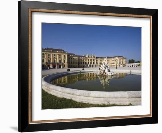 Front Facade, Schonbrunn Palace, UNESCO World Heritage Site, Vienna, Austria, Europe-Jean Brooks-Framed Photographic Print