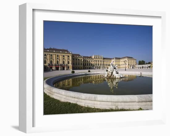 Front Facade, Schonbrunn Palace, UNESCO World Heritage Site, Vienna, Austria, Europe-Jean Brooks-Framed Photographic Print