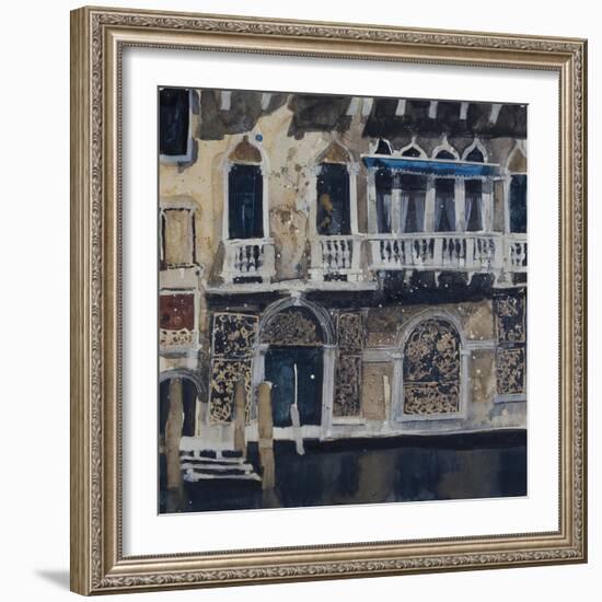 Front Facade Venetian Palazzo-Susan Brown-Framed Giclee Print