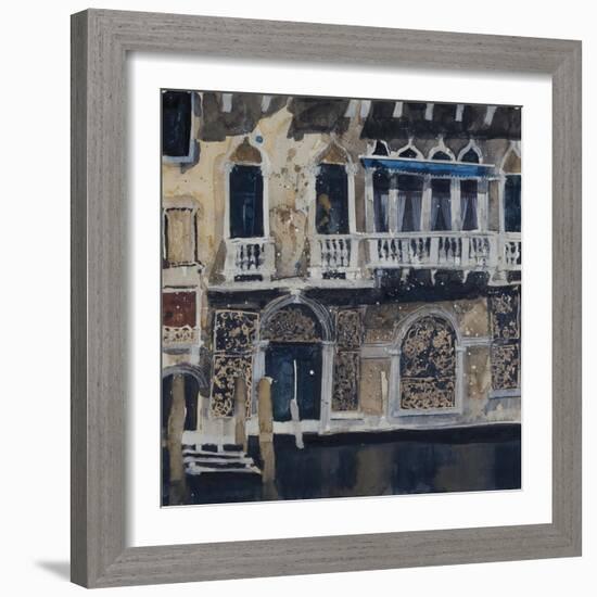 Front Facade Venetian Palazzo-Susan Brown-Framed Giclee Print