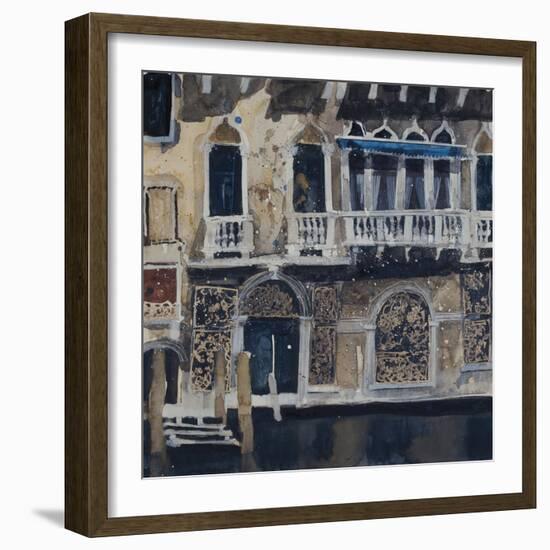 Front Facade Venetian Palazzo-Susan Brown-Framed Giclee Print