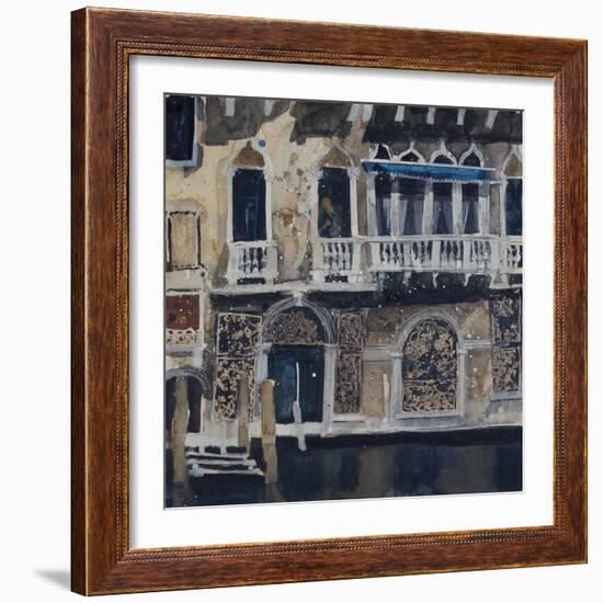 Front Facade Venetian Palazzo-Susan Brown-Framed Giclee Print