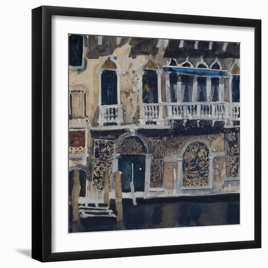 Front Facade Venetian Palazzo-Susan Brown-Framed Giclee Print