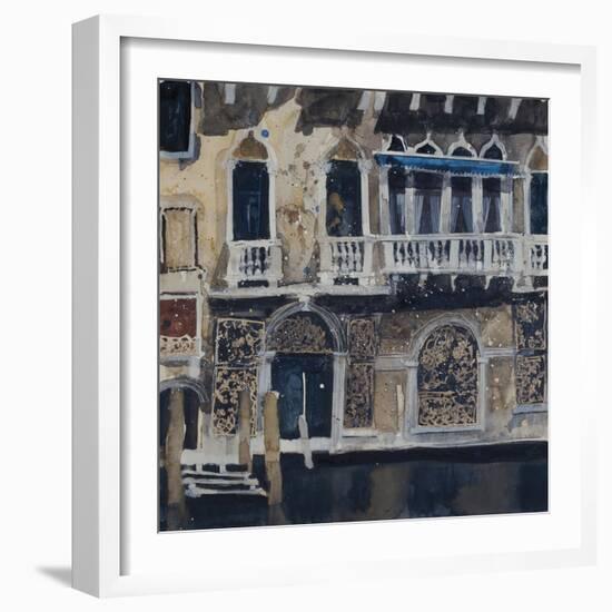 Front Facade Venetian Palazzo-Susan Brown-Framed Giclee Print