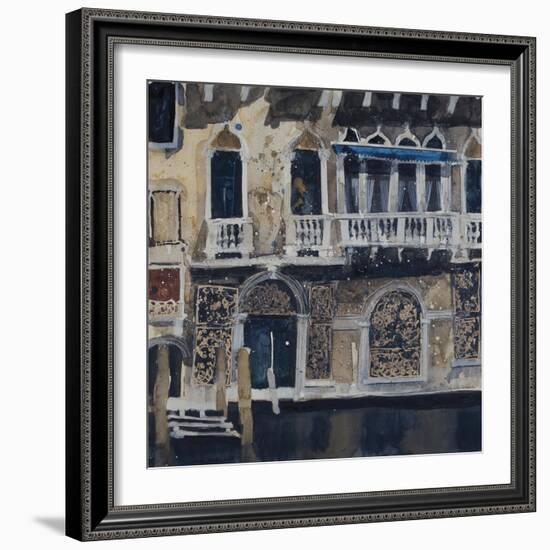 Front Facade Venetian Palazzo-Susan Brown-Framed Giclee Print