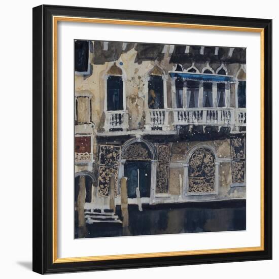 Front Facade Venetian Palazzo-Susan Brown-Framed Giclee Print