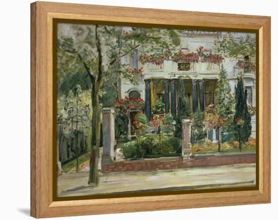 Front Garden of the Steinbart'Sche Villa, Berlin, 1911-Max Slevogt-Framed Premier Image Canvas