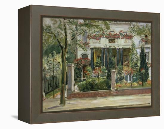 Front Garden of the Steinbart'Sche Villa, Berlin, 1911-Max Slevogt-Framed Premier Image Canvas