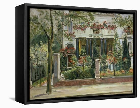 Front Garden of the Steinbart'Sche Villa, Berlin, 1911-Max Slevogt-Framed Premier Image Canvas