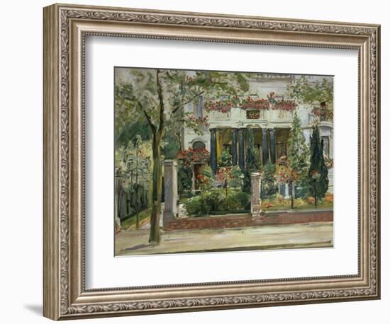 Front Garden of the Steinbart'Sche Villa, Berlin, 1911-Max Slevogt-Framed Giclee Print