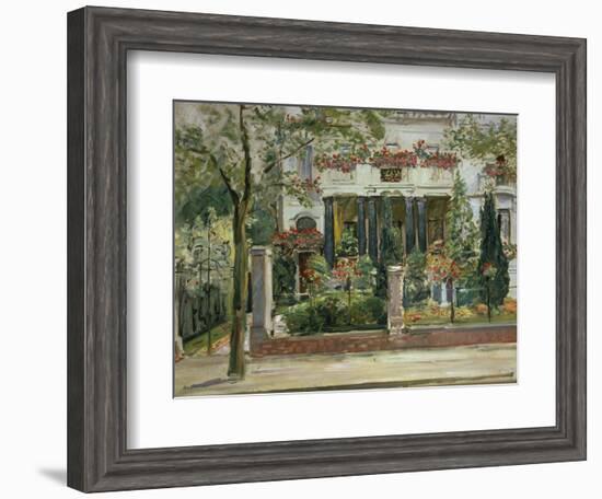 Front Garden of the Steinbart'Sche Villa, Berlin, 1911-Max Slevogt-Framed Giclee Print