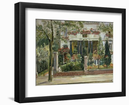 Front Garden of the Steinbart'Sche Villa, Berlin, 1911-Max Slevogt-Framed Giclee Print