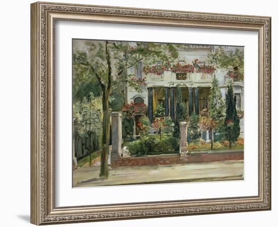 Front Garden of the Steinbart'Sche Villa, Berlin, 1911-Max Slevogt-Framed Giclee Print
