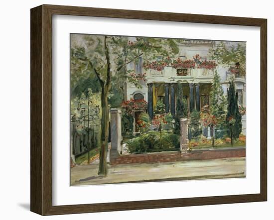Front Garden of the Steinbart'Sche Villa, Berlin, 1911-Max Slevogt-Framed Giclee Print