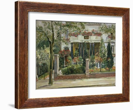 Front Garden of the Steinbart'Sche Villa, Berlin, 1911-Max Slevogt-Framed Giclee Print