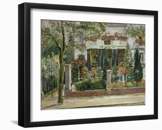 Front Garden of the Steinbart'Sche Villa, Berlin, 1911-Max Slevogt-Framed Giclee Print