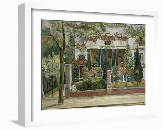 Front Garden of the Steinbart'Sche Villa, Berlin, 1911-Max Slevogt-Framed Giclee Print