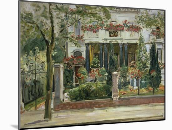 Front Garden of the Steinbart'Sche Villa, Berlin, 1911-Max Slevogt-Mounted Giclee Print