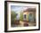 Front Garden Tuscan Dreams II-Walt Johnson-Framed Art Print