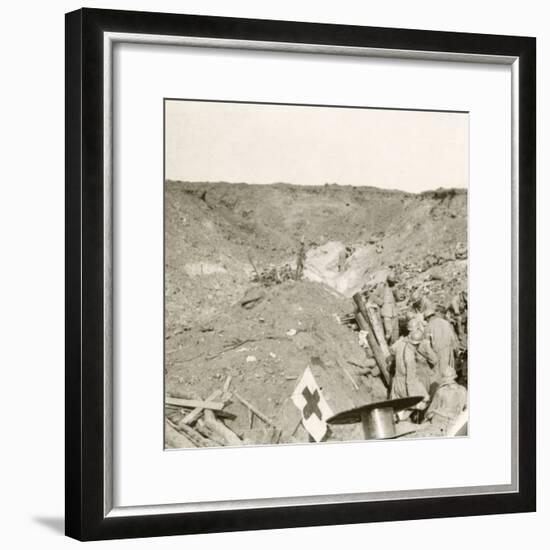 Front line, Sailly-Saillisel, Northern France, c1914-c1918-Unknown-Framed Photographic Print