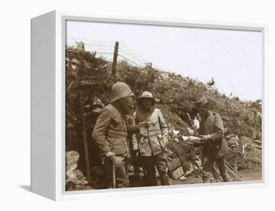 Front line towards Monastir, Serbia, c1916-Unknown-Framed Premier Image Canvas