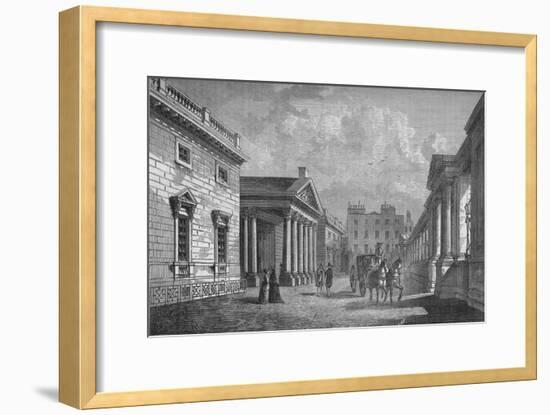 Front of Carlton House, Westminster, London, c1820 (1878)-Unknown-Framed Giclee Print