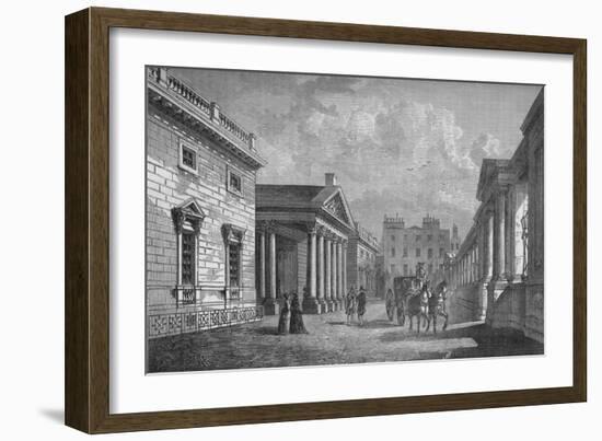 Front of Carlton House, Westminster, London, c1820 (1878)-Unknown-Framed Giclee Print