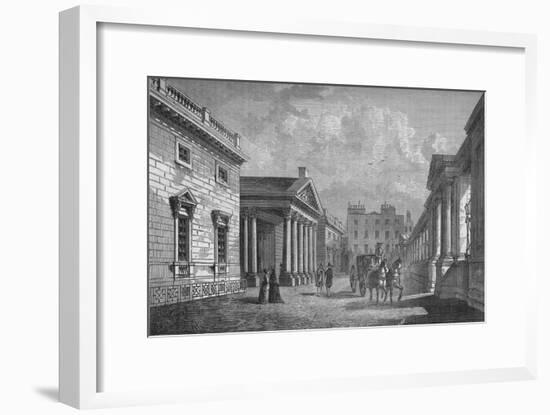 Front of Carlton House, Westminster, London, c1820 (1878)-Unknown-Framed Giclee Print