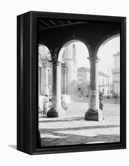 Front of Cathedral, a Bit of Old Havana, Cuba-null-Framed Stretched Canvas