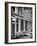 Front of House with an American Flag, Philadelphia, Pennsylvania, US, White Frame-Philippe Hugonnard-Framed Art Print