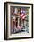 Front of House with an American Flag, Philadelphia, Pennsylvania, US, White Frame-Philippe Hugonnard-Framed Art Print