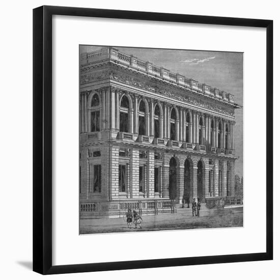 Front of the Army and Navy Club, Westminster, London, c1870 (1878)-Unknown-Framed Giclee Print