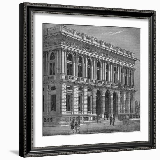 Front of the Army and Navy Club, Westminster, London, c1870 (1878)-Unknown-Framed Giclee Print