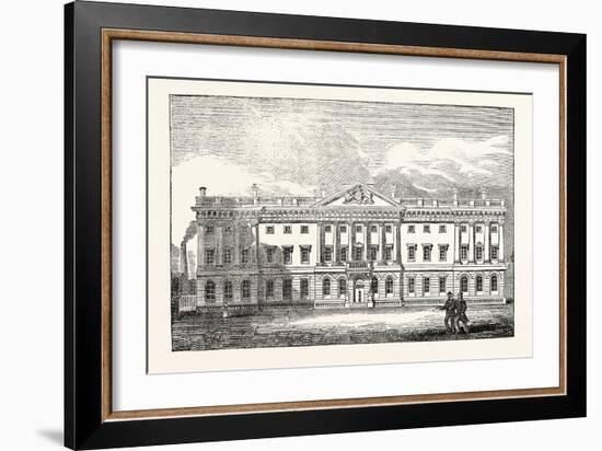 Front of the Mint from Tower Hill-null-Framed Giclee Print