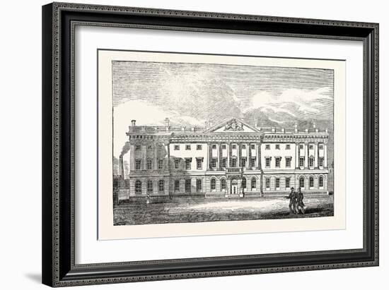 Front of the Mint from Tower Hill-null-Framed Giclee Print