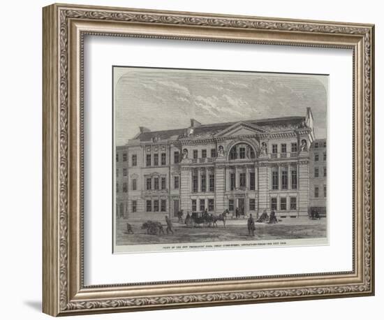 Front of the New Freemasons' Hall, Great Queen-Street, Lincoln'S-Inn-Fields-null-Framed Giclee Print