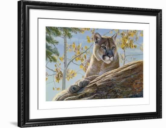 Front Range Cougar-Kalon Baughan-Framed Giclee Print