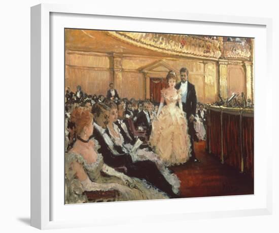 Front Row Centre-Alan Maley-Framed Giclee Print