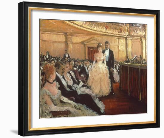 Front Row Centre-Alan Maley-Framed Giclee Print