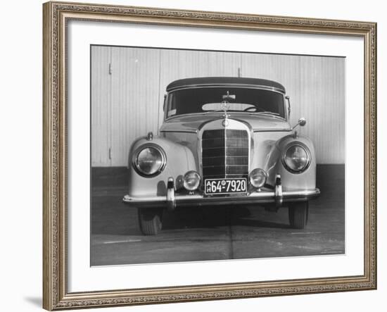 Front Shot of a German Made Mercedes Benz Automobile-Ralph Crane-Framed Photographic Print