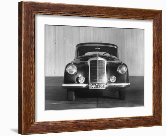 Front Shot of a German Made Mercedes Benz Automobile-Ralph Crane-Framed Photographic Print