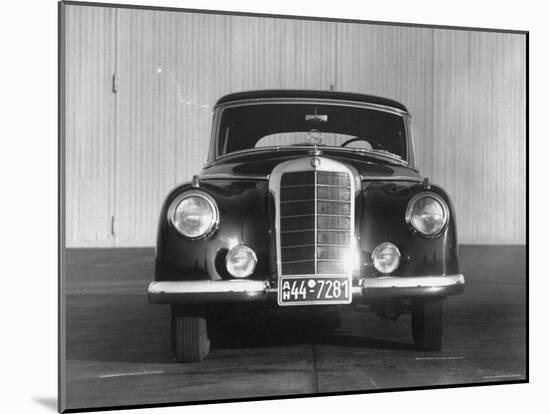 Front Shot of a German Made Mercedes Benz Automobile-Ralph Crane-Mounted Photographic Print