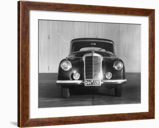 Front Shot of a German Made Mercedes Benz Automobile-Ralph Crane-Framed Photographic Print