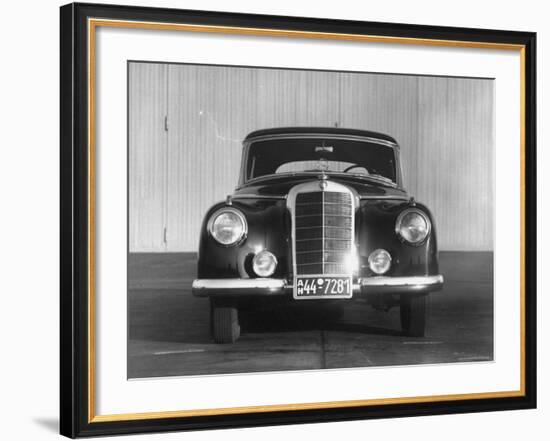 Front Shot of a German Made Mercedes Benz Automobile-Ralph Crane-Framed Photographic Print