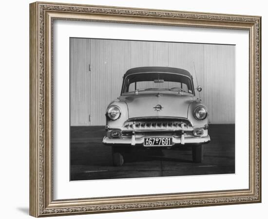 Front Shot of a German Made Opel Automobile-Ralph Crane-Framed Photographic Print