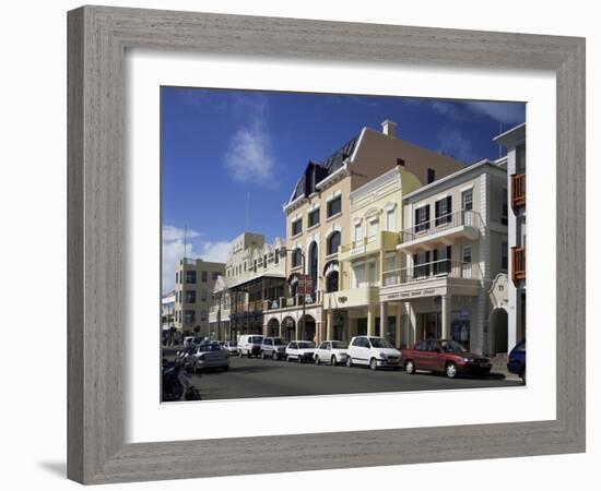 Front Street, Hamilton, Bermuda, Central America-G Richardson-Framed Photographic Print