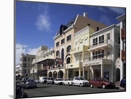 Front Street, Hamilton, Bermuda, Central America-G Richardson-Mounted Photographic Print