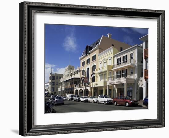 Front Street, Hamilton, Bermuda, Central America-G Richardson-Framed Photographic Print
