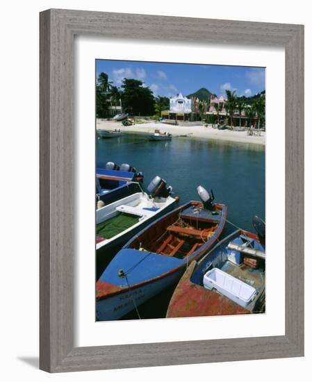 Front Street in Philipsburg, St. Martin, Caribbean-Greg Johnston-Framed Photographic Print